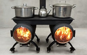 224K views · 791 reactions | 2 in 1 wood stove Idea from old water heater. | Genius Crafts | Facebook