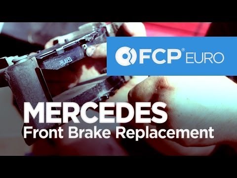 How To Replace Mercedes Front Brake (C300) FCP Euro