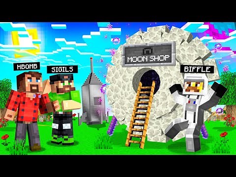 I Built a Moon Shop on Camp Minecraft