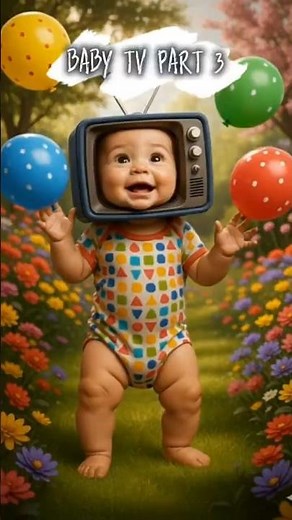 Baby TV Playing With Balloons, Birds & ABCD Cubes 🧸✨ So Cute! #animation #baby #babytv #story #cute