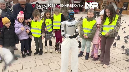 Bosnia and Herzegovina unveils Roby, its first humanoid robot in Sarajevo’s streets