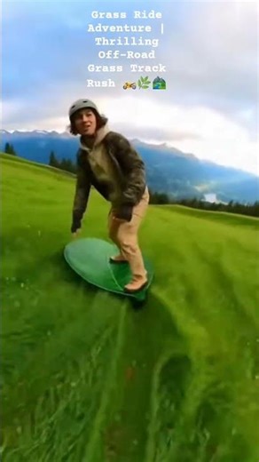 Grass Ride Adventure | Thrilling Off-Road Grass Track Rush #thrillride#ride#grassride#ground#skydive