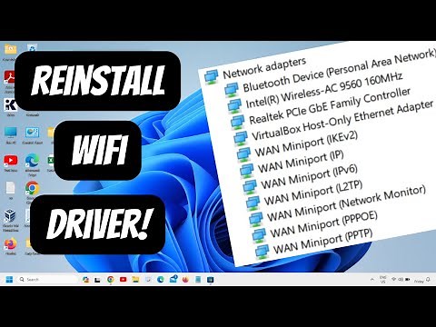 Reinstalling Wireless Network Adapter Driver in Windows 11/10