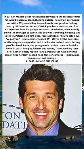 PATRICK DEMPTSEY'S CROWBAR RESCUE 🚙💪