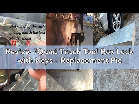 Review JQuad Truck Tool Box Lock with Keys - Replacement Pickup Toolbox Lock Cylinder for Latch (1 P
