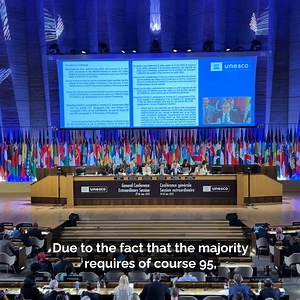 🔴BREAKING🔴 United States of America return to UNESCO: very large majority of Member States vote in favor. "With this return, UNESCO will be in an even stronger position to carry out its mandate", says Director-General. 📰 Read more: https://on.unesco.org/3PD1Kjl #UnescoGC #UNESCO #UnitedStates #USA | UNESCO
