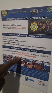 Saps learnerships 2026 application open apply now >>>www.legitjobs.xyz | multiupdate.co.za