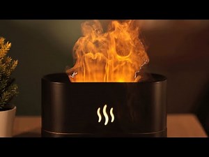 Flame Humidifier HY-IMPACT Humidy with Glow Flame + Crane Touchscreen Gloves Review - Skywind007