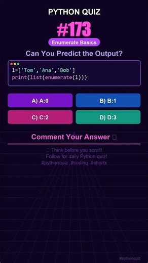 Python Quiz #173 — Can You Predict the Output? #shorts #python