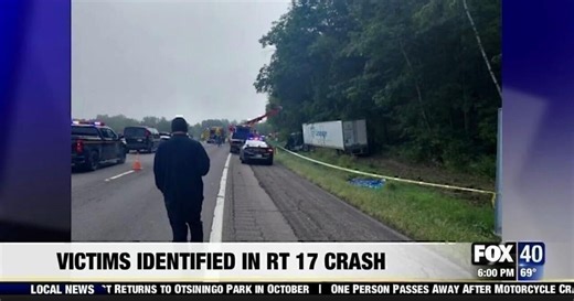 Route 17 Crash Victims Identified