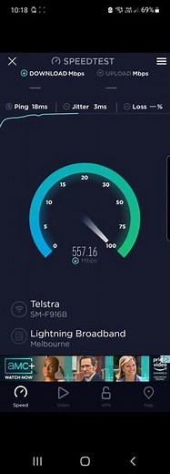 Telstra 5G home modem ( Nbn alternative) speed test - Burwood Melbourne - February 2022