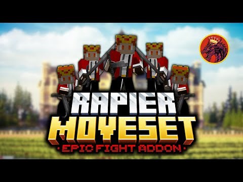 Minecraft: Epic Fight Mod | Rapier Moveset Full Mod Review