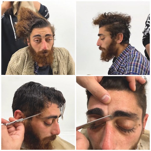 5.2M views · 17K reactions | Homeless man epic transformation! | MetDaan Makeup | Facebook