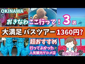 【2023年 OKINAWA BUS TOUR グルメ超おすすめ３店】（ 沖縄半日バスツアー）｜沖縄人気グルメ店｜三味線ライブ｜沖縄観光バスツアー｜レンタカーなしで楽しむ