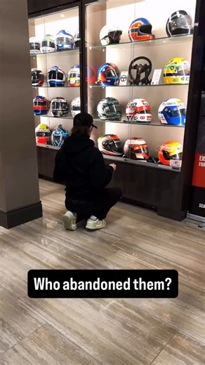 Never left a mini helmet behind, visit hofcollection.com and check out our mini helmet collection #minihelmet #f1helmet #f1 | Hall of Fame Collection