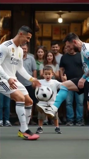 Ronaldo vs Messi 🐐 | Epic Football Moment | Who Is The Real GOAT? 😱⚽ #ronaldo #messi #football