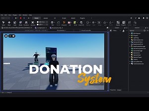 [FREE MODEL] Here's one of the map's revenue sources! Donation System | Roblox Studio