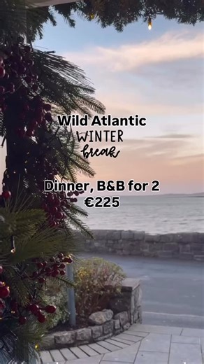 Monks Ballyvaughan on Instagram: "Our Wild Atlantic Winter Break offer continues into January. Enjoy overnight accommodation in a sea view room*, cooked to order breakfast and a delicious three course meal over looking Ballyvaughan Pier. All for just €225 per couple. Dog friendly rooms also available. What better way to start 2026? #ballyvaughan #keepdiscovering Rate is available Sun - Thurs, excluding bank hol, sea view rooms subject to availability. 👌"