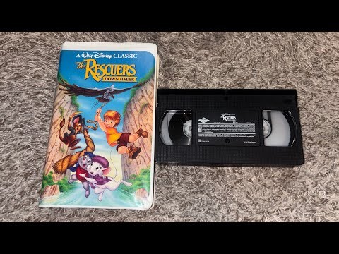 Opening To The Rescuers Down Under 1991 VHS