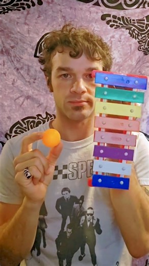 The hand-eye coordination is on point #pingpong #xylophone #nurseryrhyme #practice #patience | People Are Awesome