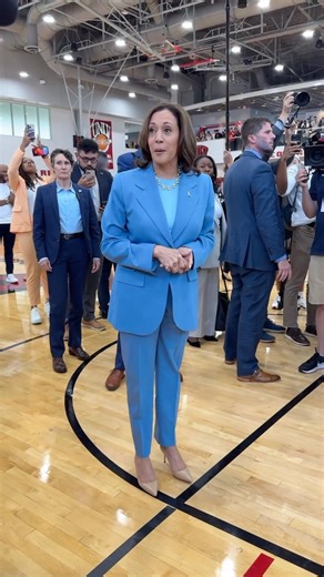 8.8K views · 4.2K reactions | #KamalaHarris goes to the #TeamUSA training camp in #Vegas | 2Cool2Bl0g | Facebook