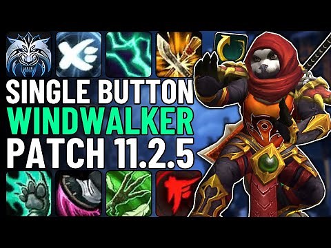 One Button Windwalker Monk Guide | Single-Button DPS in WoW Patch 11.2.5