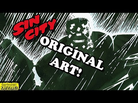 Frank Miller's Original Art for the First Sin City!