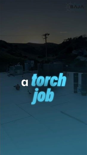 Know your roofing options 🧠Torch job explained 🏗️💪#RoofingSystems #TorchRoof #FlatRoofing #Roof