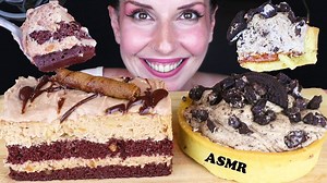 『SaltedCaramel』中文 6.16 费列罗榛果威化巧克力慕斯蛋糕 & 奥利奥饼干挞 🍰🌸咀嚼音