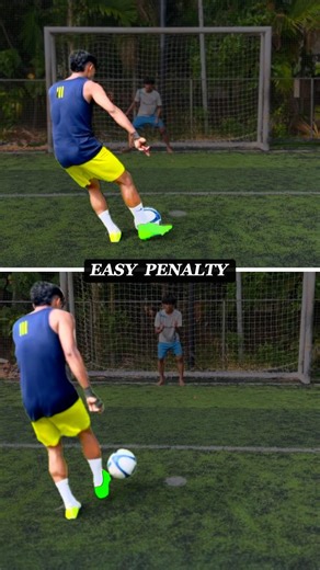 Easy Penalty 💀⚽️📈 #football #soccer #futbol #penalty #goals #shorts