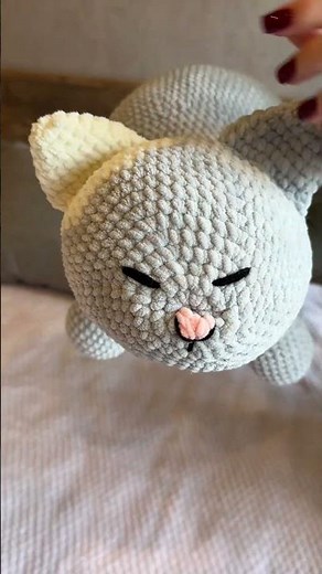 🧶 The CUTEST Cat Pillow Ever