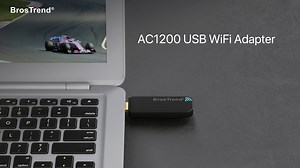 Watch Learn more about 1200Mbps USB WiFi Adapter for Desktop PC on Amazon Live