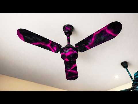 Wobbly Ceiling Fan With Striped Motif, Pink Color, Very Rare, only 1 in the World | Roblox
