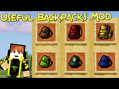 Useful Backpacks Mod | Tu Mochila Aventurera | Forge | Para Minecraft 1.14.4 | Review Español