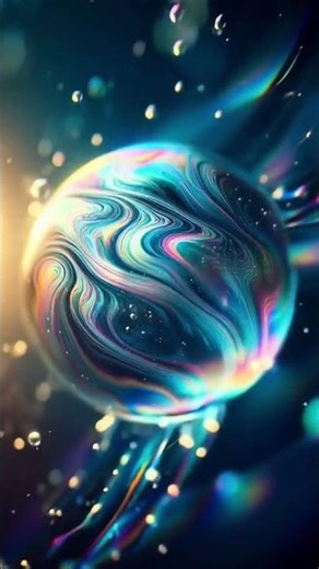 Mystical World of Floating Bubbles 💫幻想的な世界 浮かぶシャボン玉