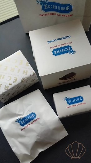 【ECHIRE】 横浜高島屋エシレバター ◯ショソン・エシレ ◯マドレーヌ ◯サブレサンド（ピスタチオ） ◯プティブール・エシレ 横浜限定商品は午前中には売切れちゃう(⁠ ⁠；⁠∀⁠；⁠) サブレサンドは3種類あったわ #エシレバター横浜 #エシレバター #エシレ #背徳菓子 #バターたっぷり #横浜高島屋