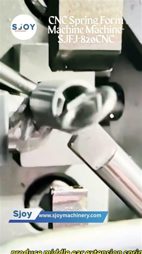 SJOY-40 pcs/min!| CNC Spring Coiler | Center Hook Extension Spring