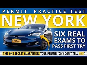 New York Permit Test Practice: 6 Complete Exams to Pass First Try!
