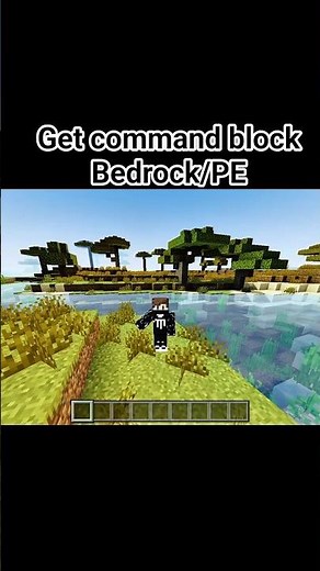 How to get command block in Minecraft. Bedrock/PE