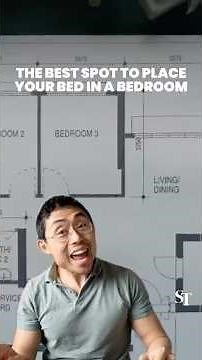 Best spot to place a bed in a bedroom #hdb #fengshui #smallspaces