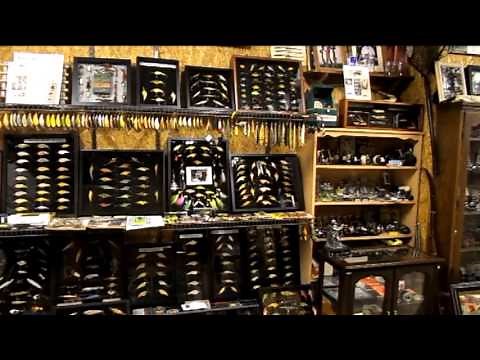 hunting and fishing man cave.