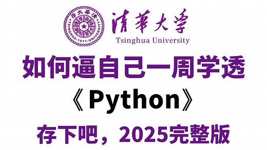 【全648集】2025最全最细的Python零基础全套教程，一周带你小白变大神！从入门到精通，全程干货无废话！存下吧，少走99%弯路！程序员|网络爬虫|数据分析_哔哩哔哩_bilibili