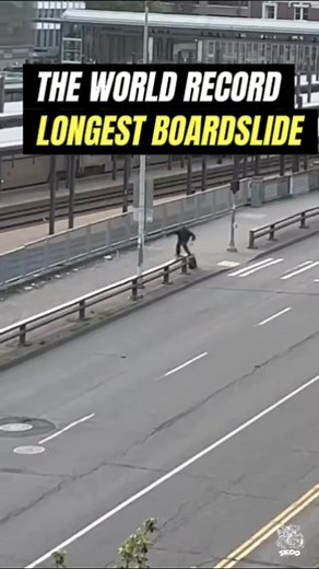 IS THIS THE WORLD RECORD SKATEBOARD BOARDSLIDE!!! #skatereels #skatelife #skater #skateboard #skate #shorts | SK8 Series