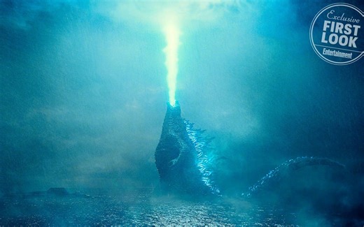 《哥斯拉2》首曝预告，王者基多拉四大怪兽亮相！霸气！