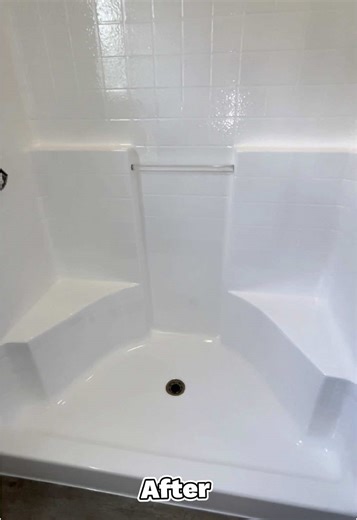 We always insure the best and most quality work! Here is some work we did on the shower pan and enclosure to bring it back to life! #fyp #foryoupage #fypシ #resurfacing #reglazing #smallbusiness #edit #viral #makethisviral #reglazingfinish #reglazingservices #resurfacingtub #art #jobs #qualitywork #newtotiktok
