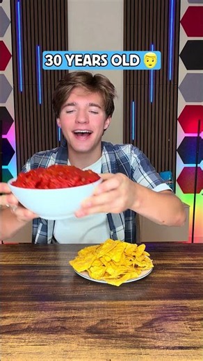 Eating Chips over The Years 🤣. ‪@MiniMoochi‬