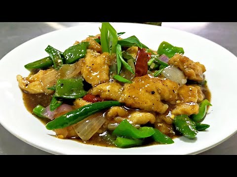 Black pepper Chicken recipe || chicken in black pepper sauce || made with Mama sita's oyster sauce
