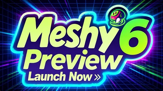 由Meshy来诠释建模！