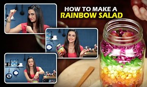 Rainbow salad diet: Add some colour to your plate with this nutritious salad