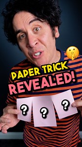 357K views · 7.9K reactions | Paper Tear Trick Revealed!!狼 If you like puzzles, optical illusions and magic, I'm on tour in 2025 with a brand new live show featuring all that good stuff! You can grab tickets via the comments below or the link in my bioor #magictrick #magician #puzzle #fyp | Pete Firman | Facebook